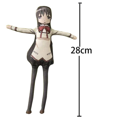Anime Kaname Madoka Plush Toys Miki Sayaka Tomoe Mami Akemi Homura Figure Magical Girl Toy Abstract Doll DIY Model Birthday Gift