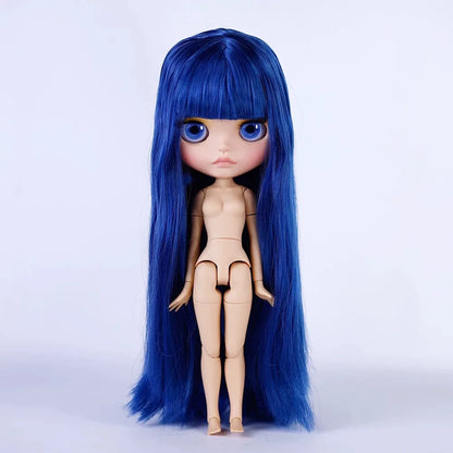 ICY DBS Blyth 30cm Doll Tan Skin Matte Face Glossy Face Pouting Lips 19 Joints Body Doll DIY Makeup Costume Doll Girls Gift Toy