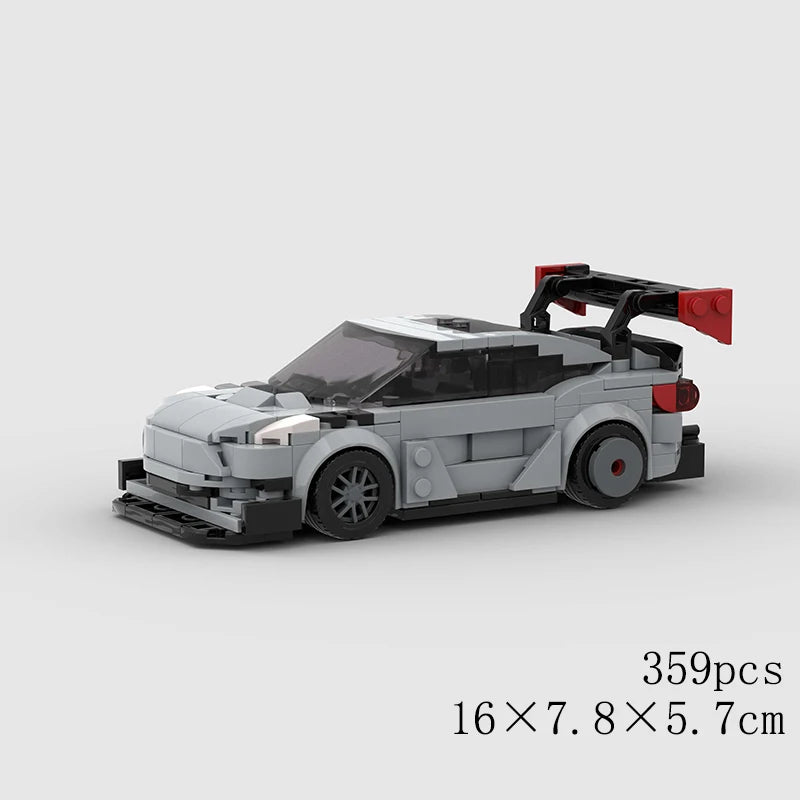 Classical Car Speed MOC SUV Racing Police Model Building Bricks Roadster Vehicle City Super Race Blocks Technical Christmas gift
