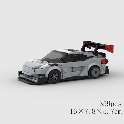 Classical Car Speed MOC SUV Racing Police Model Building Bricks Roadster Vehicle City Super Race Blocks Technical Christmas gift