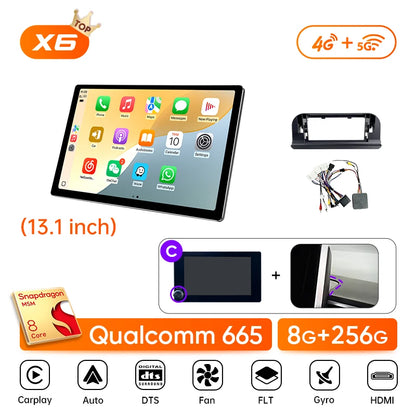 Ainavi 13.1 Inch For Toyota Corolla E210 2019 2020 2022 2023 2025 Car Radio Wireless Carplay Android Auto Car Multimedia Player