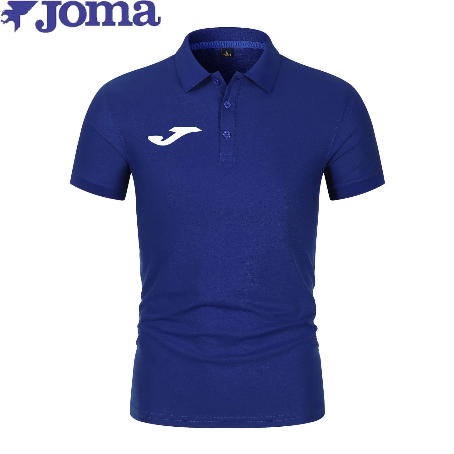 The 2026 new joma brand men's short-sleeved Polo shirt features fashionable prints, a classic, casual and well-fitting solid-col