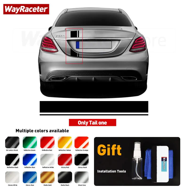 Edition 1 Stripe Sticker Door Side Hood Bonnet Roof Tail Vinyl Decal For Mercedes Benz W205 C63 AMG C Class C205 Coupe A205 S205
