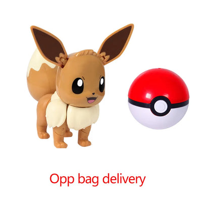 Hot Pokemon Figure Greninja Lucario Pokeball Gyarados Pikachu Dragonite Gengar Mew Venusaur Elf Poke Ball Toy Kids Birthday Gift