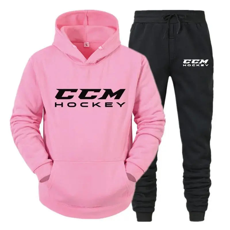 Autumn and winter men's sportswear set  high-quality casual sportswear  hooded sweatshirt