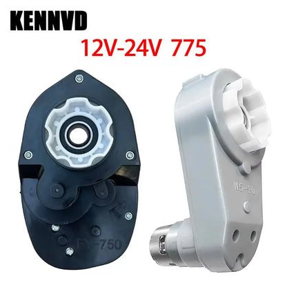Hollicy FY-750 W5-30 RS775 25000RPM 24V children's electric ride on car toy car high-speed drive motor gearbox metal steel gear
