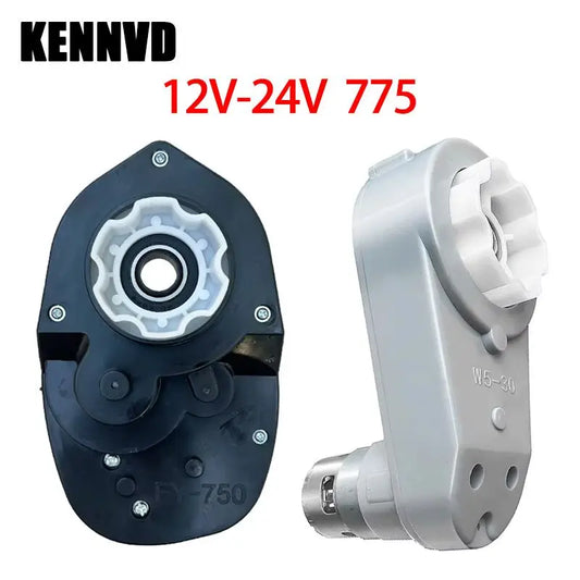 Hollicy FY-750 W5-30 RS775 25000RPM 24V children's electric ride on car toy car high-speed drive motor gearbox metal steel gear