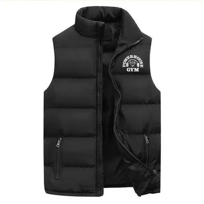 2025 Men Casual Fashion Sports Jacket Vets Coat Autumn Winter Sleeveless Warm Comfortable High Quality Mandarin Collar Vest Coat