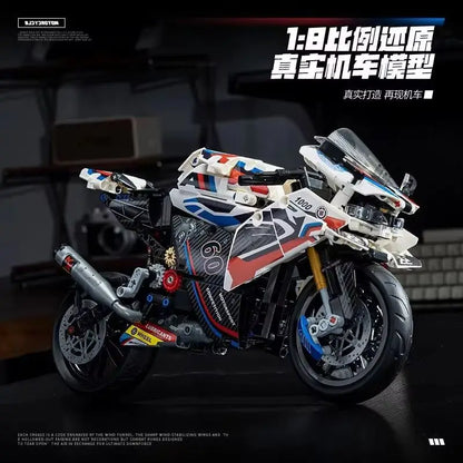 New product machinery group 1:8 motorcycle 42130 building blocks M1000RR locomotive model desktop decoration boy children's toys