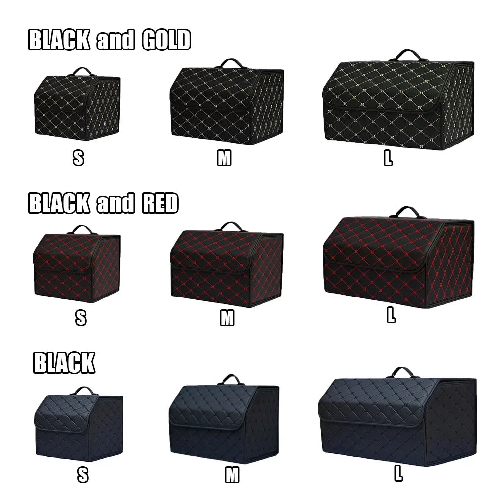 Multipurpose Collapsible Car Trunk Storage Organizer With Lid Portable Car Storage Bag Car Trunk Organizer