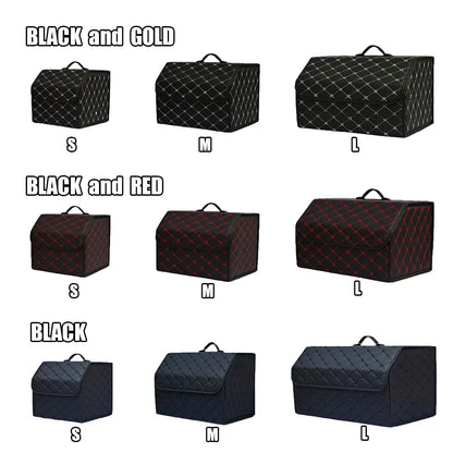 Multipurpose Collapsible Car Trunk Storage Organizer With Lid Portable Car Storage Bag Car Trunk Organizer