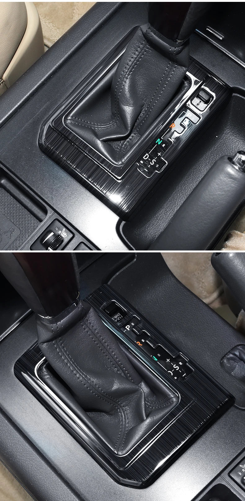 For 2010-2017 Right Rudder Car Toyota Land Cruiser Prado 150 Stainless Steel Panel Gearbox Cover Lc150 J150 Interior Accessories
