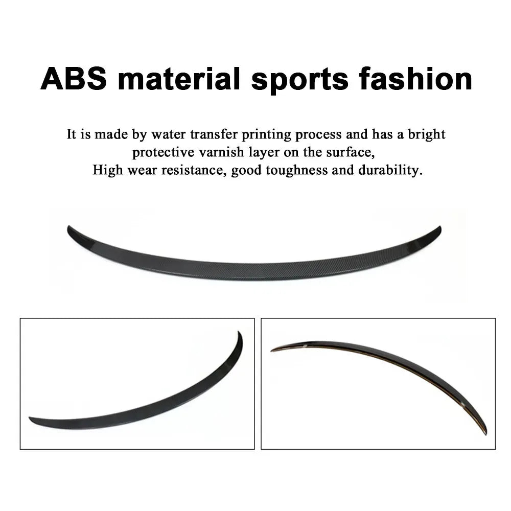 For Tesla Model Y 2024-2020 ABS Carbon Fiber Wings Original Performance Spoiler Model 3 2023-2026 Highland Exterior Accessories