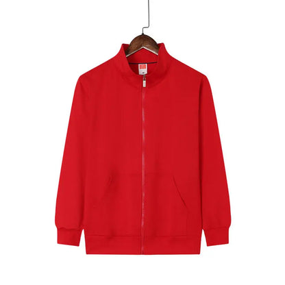 Men's And Women's Lightweight Jackets, Custom Logo Printing, Company Casual Jackets, Printed Designs Stand-up Collar Sweatshirts
