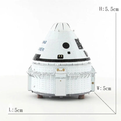 Space Exploration 3D Metal Puzzle Shuttle Hubble Space Telescope Mars Rover Model Toy for Kids Creative Jigsaw Puzzle Gift Toys
