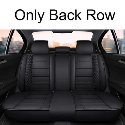 Full Coverage Pu Leather Car Seat Covers for MITSUBISHI Outlander ASX Eclipse Lancer Pajero Sport Zinger Galant Car Accessories