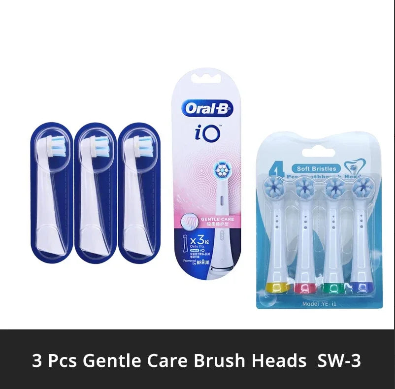 Oral B IO Series Replacement Brush Heads for Oral-B IO 2/3/5/7/8/9 Electric Toothbrushe Gentle Care Ultimate Clean Radiant White