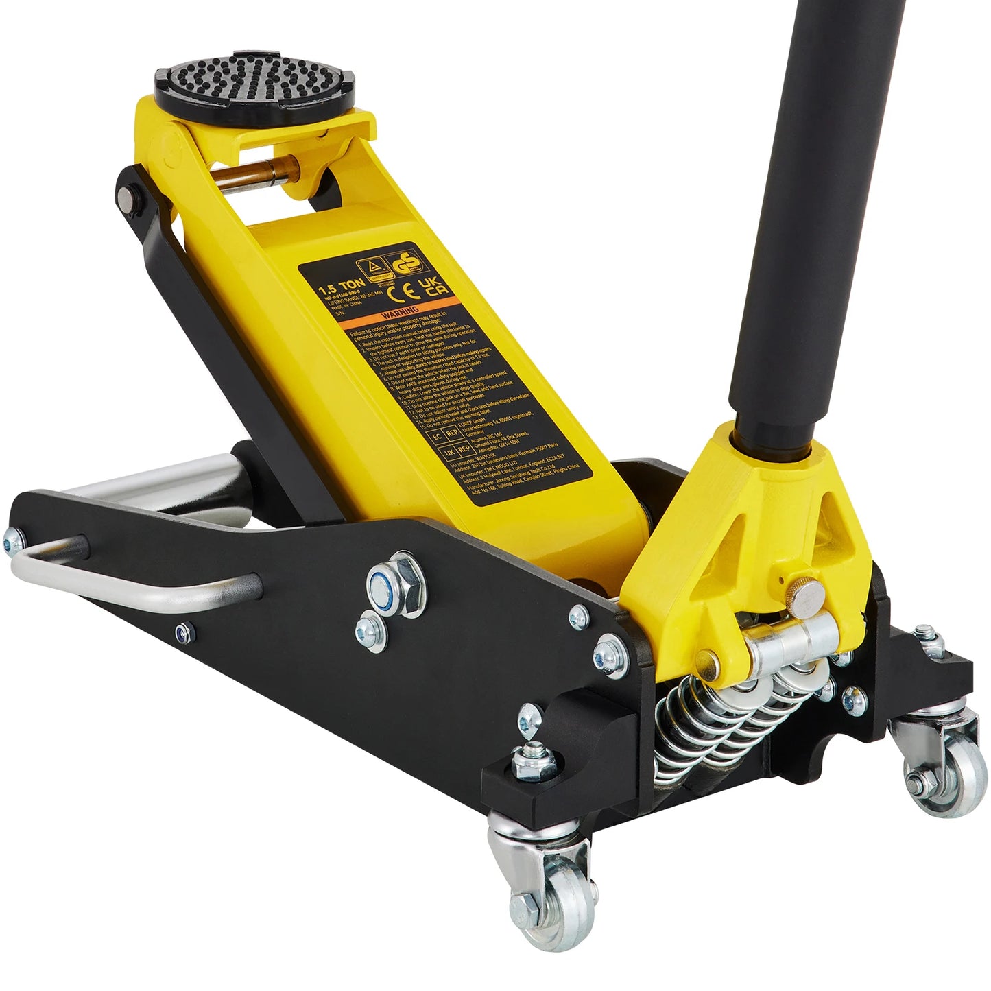 SucceBuy Car Jack 1.5-3T Floor Jack Aluminum&Steel Racing Jack Single Pistons Quick Lift Pump Tire Change Lifting Repair Tool