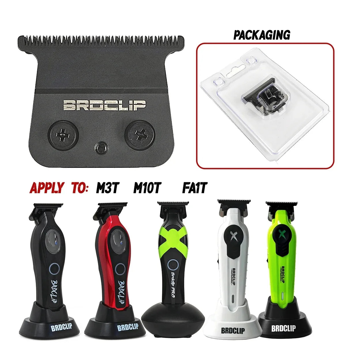 BRDCLIP All Models Professional Hair Clipper Original Blade Hair Trimmer Blade Replacement Accessories BRD 106 107 FA1C FA1T 116