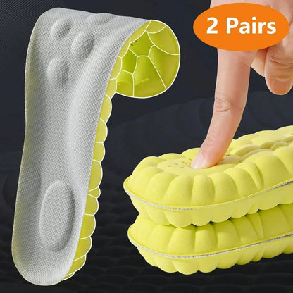 High Elasticity Latex Sport Insoles Soft Shoe Pads Arch Support Orthotic Insoles Shoe Sole Arch Support Orthopedic Insert Unisex