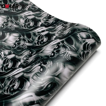 Wrapping Foil Car Tuning Stickers Waterproof Wrap Car Vinyl for Motorcycle Skull Film Auto Outdoor Accessories Body Covering