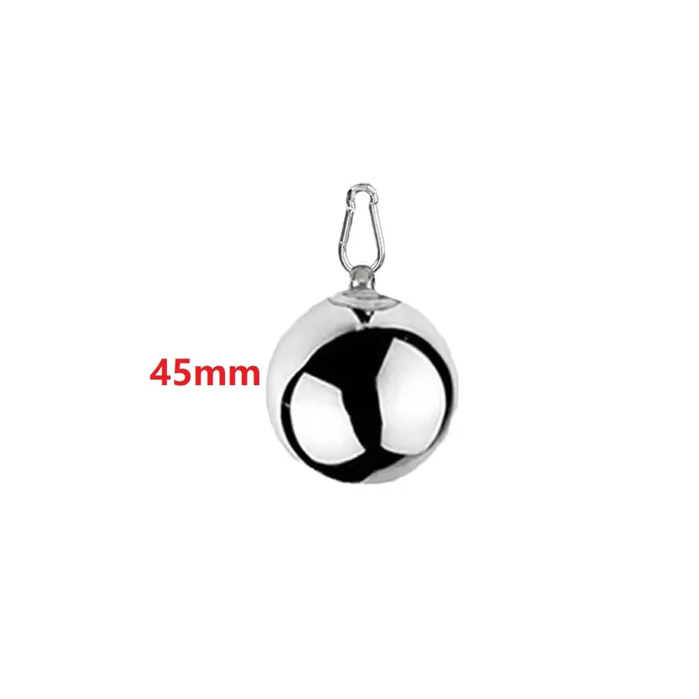 Metal Penis Ring Ball Stretcher Scrotum Lock Stainless Steel Penis Cock Ring Heavy Pendant Weight Bondage Sex Toy