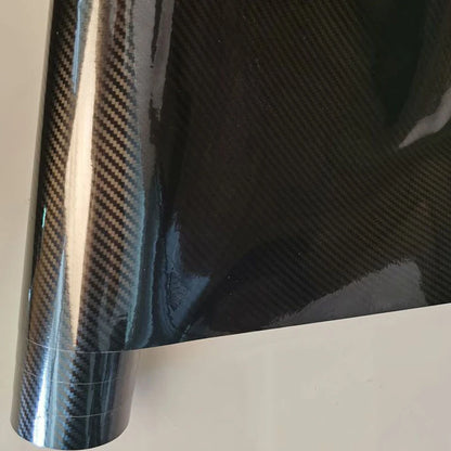 152*10/30cm Glossy 5D 6D Carbon Fiber Vinyl Wrap Car Stickers DIY Protective Film Auto Accessories Motorcycle Tablet Decal