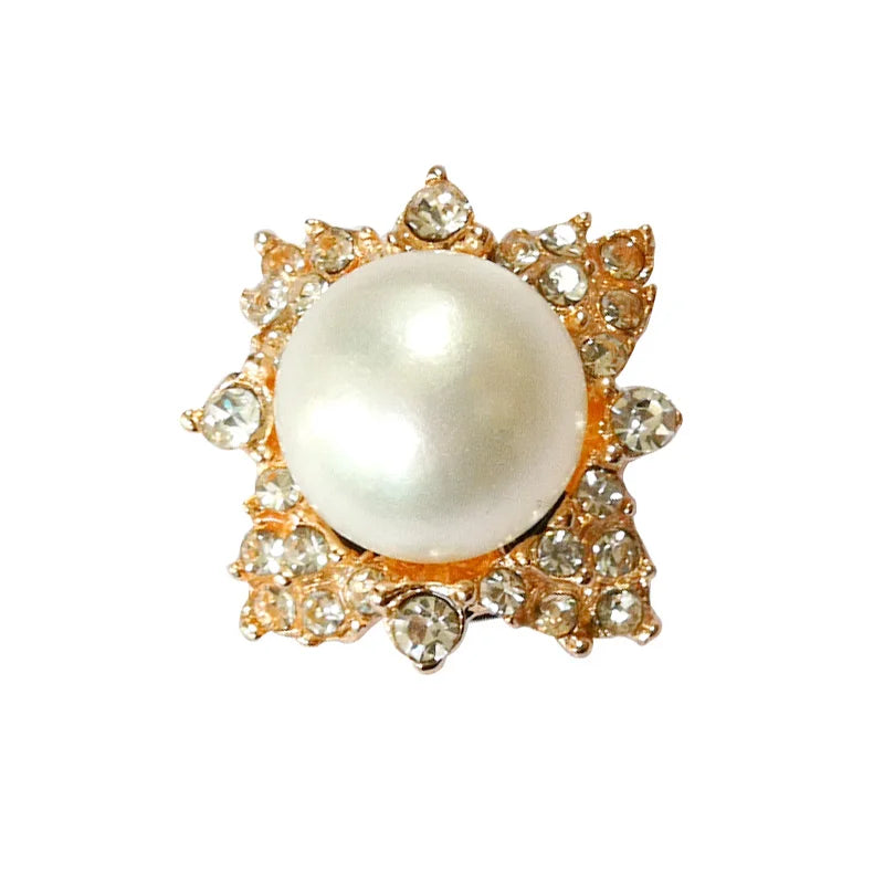 1pcs Designer Golden Crown Metal Shoe Charms Sea Star Shell Luxury Decorations for Shoe Accessorie Heart Pins for Women Girls
