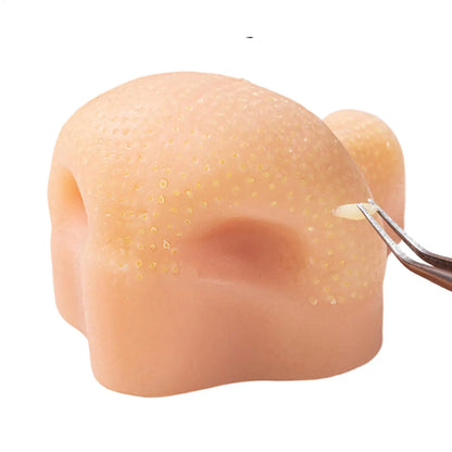 1pcs Pimple Popping Fidget Toy Silicone Satisfying Pimple Pop Toy Reusable Stress Reliever Nose Game for Kids Boy Girls Adults