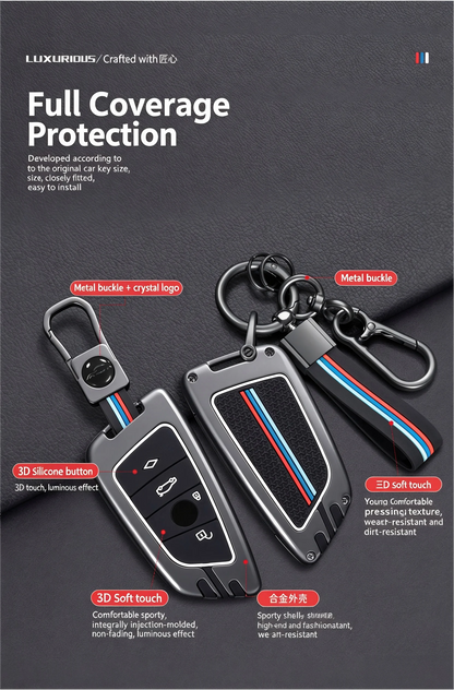 New Protective Key Fob Cover For BMW X1 X3 X4 X5 X6 F15 F16 G30 G11 F30 F39 F48, 118i 218i 320i 520 525 Car Interior Accessories