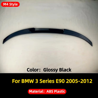 Rear Trunk Splitter Lip Decoration Tuning Accessories Spoiler Wing Tail For BMW  Series E90 E91 3 Series 2005-12 325i 320i 318i