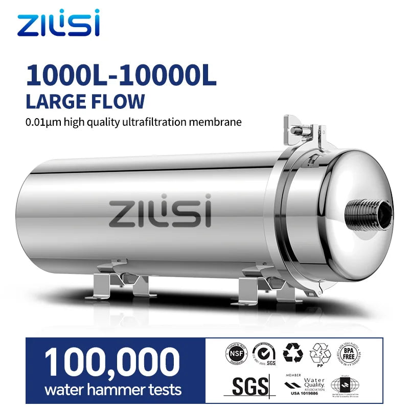 whole house high flow water filter system 1000L-8000L stainless steel mineral water filter  Reusable PVDF Lasts Exceed 5 Years