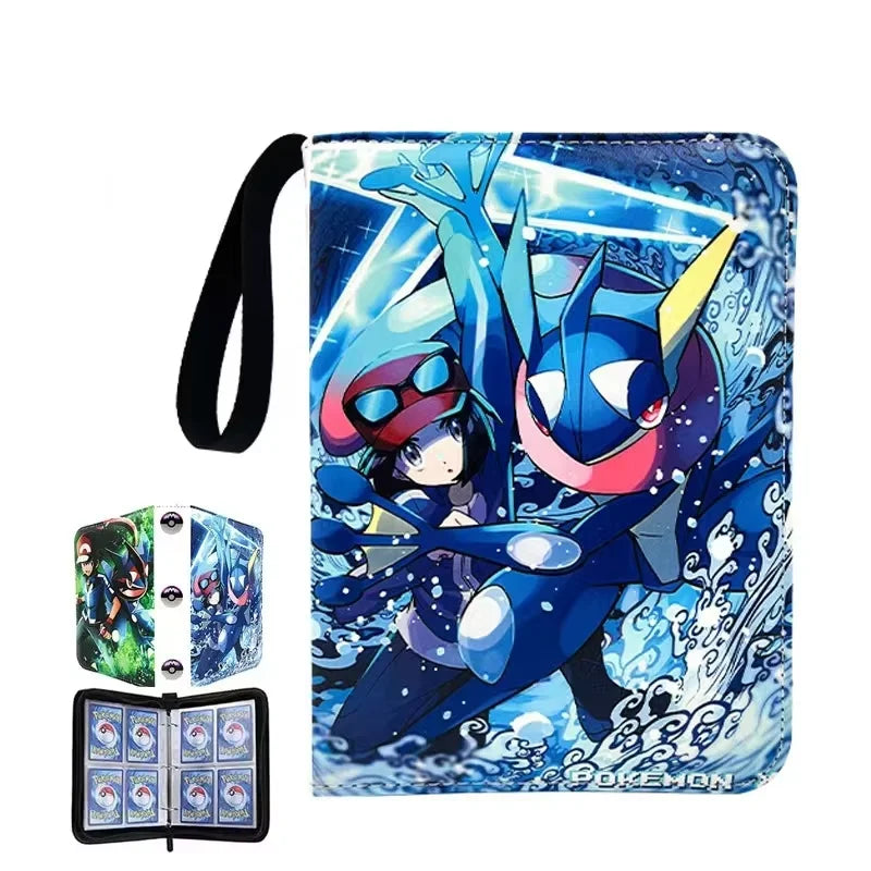 Pu Zipper Photo Album File Card Bag 400pcs & 900pcs Binder Pokemon Card Album Collection Book Anime Figure Album Birthday Gift