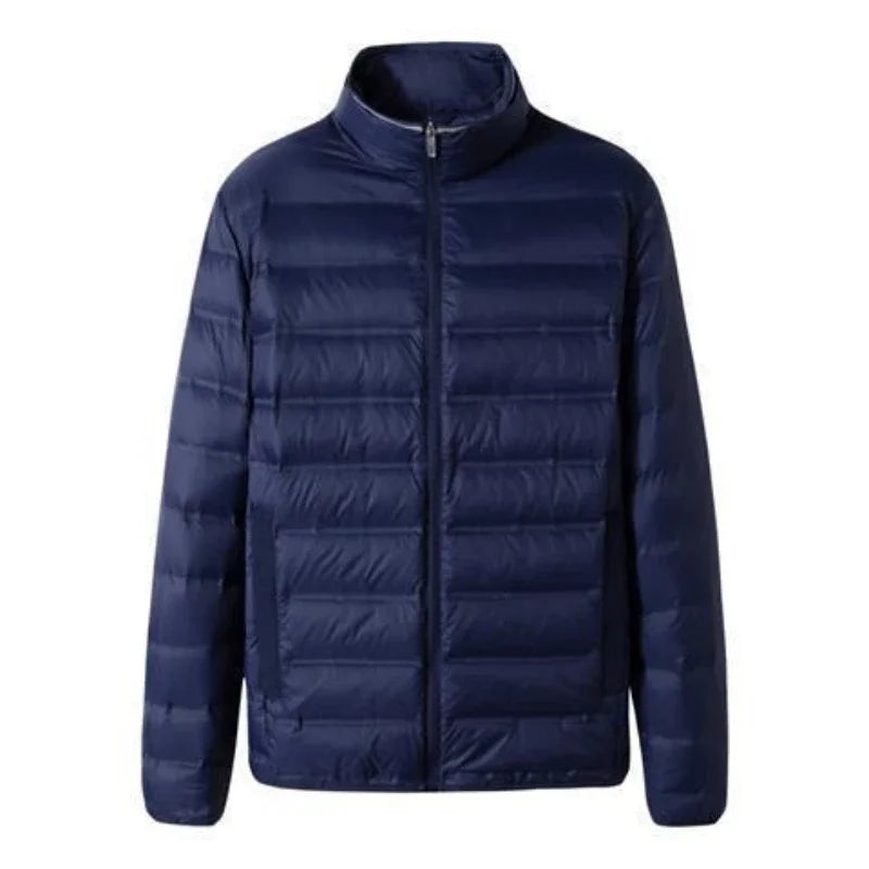 Versatile Men's Plus Size Down Jacket Slim Design for Big Sizes Lightweight Warm Suitable for Winter Activities