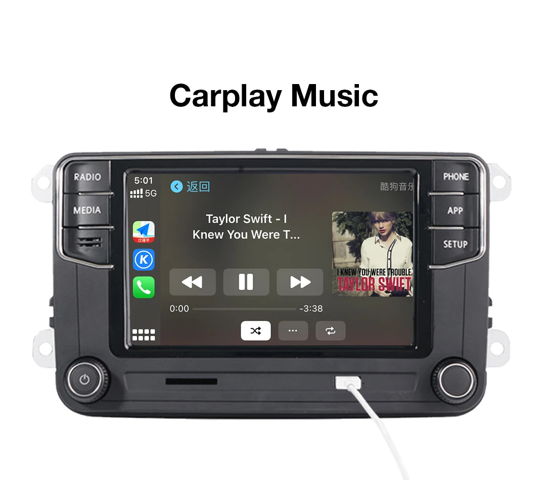 Desay RCD360 Carplay Car Radio 17G035280 MirrorLink MIB Auto radio for VW PQ Polo Golf Passat B6 B7 Jetta MK5 MK6 Eos Bettle