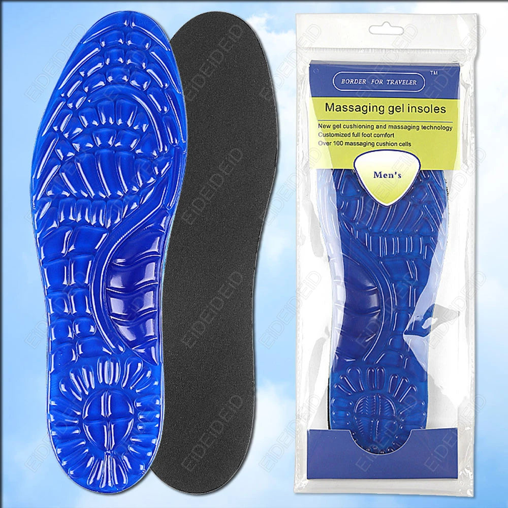 Gel Insole Silicone Orthopedic Insoles for Man Women Anti-Shock Shoe Inserts Arch Support Flat Foot Cushion Insoles for Feet