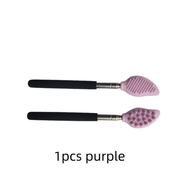1/4 pcs mix Itch Back Scraper Massager Brush Extendable Telescopic for Itch Tool Silicone Health Massage Tools Body Relaxation