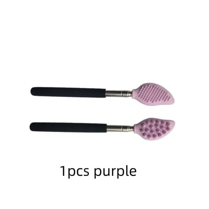 1/4 pcs mix Itch Back Scraper Massager Brush Extendable Telescopic for Itch Tool Silicone Health Massage Tools Body Relaxation