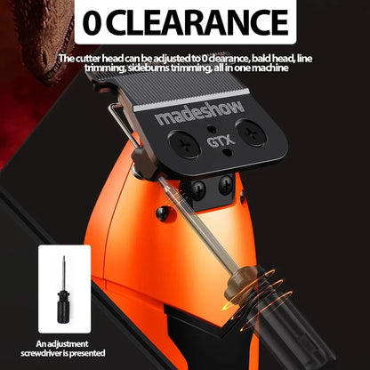 KULILANG R77F R55F BRD808 Professional Electric Hair Clipper Set Gradient Carving Hair Trimmer Electric Shaver Salon Barber Shop