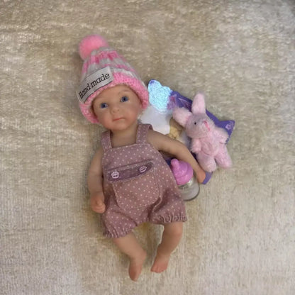 Aizwa1 6 Inch Bettie Silicone Reborn Doll Girl Or Boy Handma bebe reborn de silicona Newborn Doll For Birthday Gifts