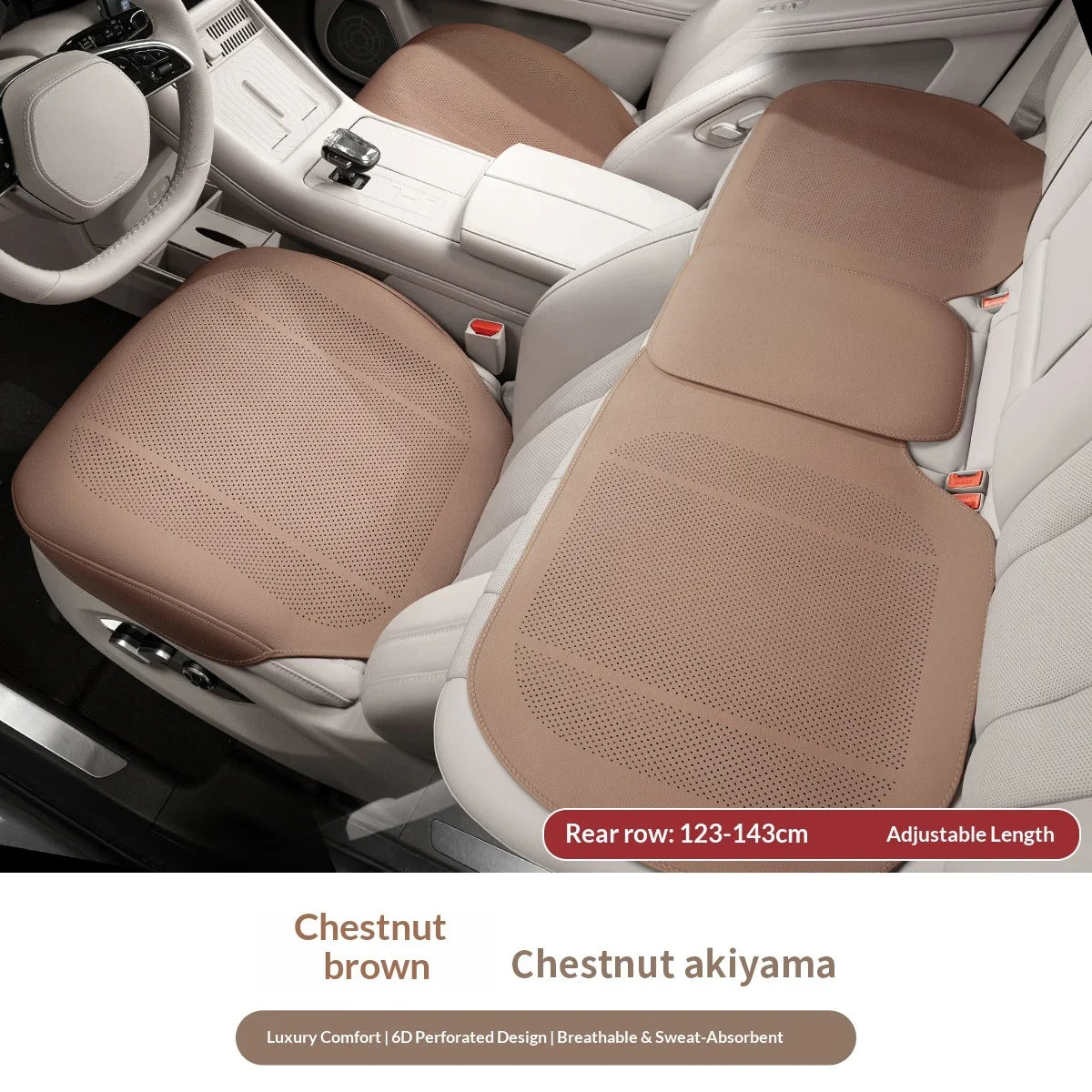 Universal High-End Summer Thin Car Seat Cushion Set for Four Seasons Interior Ventilation And Breathability