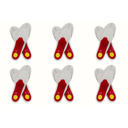1-6Pairs Orthotic Insole Arch Support Flatfoot Orthopedic Insoles For Feet Ease Pressure Of Air Movement Damping Cushion Padding