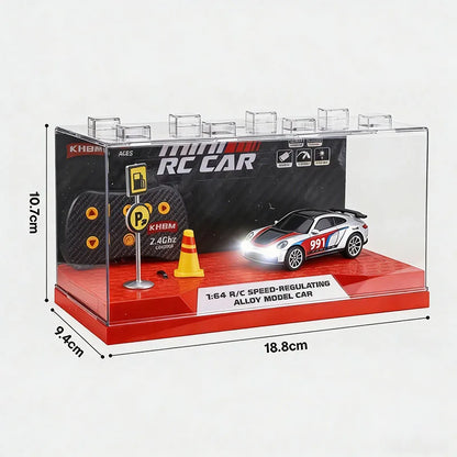 2026 Upgraded RC Car 1:64 Mini Alloy RC Drift Car Easy to Carry, 60mins Life.  Exquisite Gift Box An Ideal Toy Gift for Children