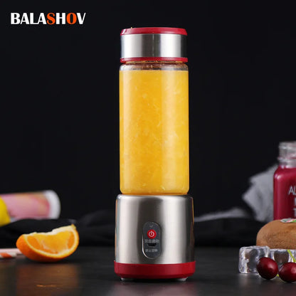 Multifunction Juicers Portable Electric Blender USB Rechargeable Electric Mixer Fruit Orange Milkshake Juice Maker Machine 450M