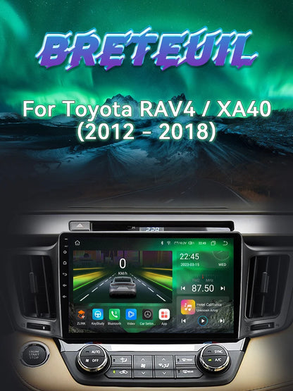 For Toyota RAV4 Rav 4 XA40 2012 - 2018 Car Radio Android Multimidia Player Navigation GPS Carplay Auto Stereo Intelligent System