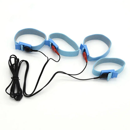 Electroshock Defensa E stim Host Electric Shock Penis Plug Cockring Chastity Cage Anal Plug Nipple Clamp E-stim Bdsm Toy for Sex