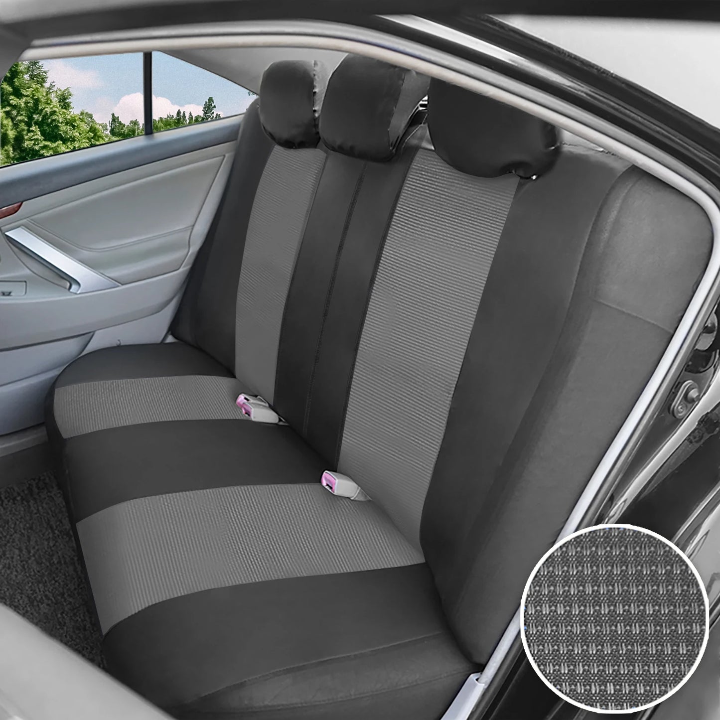 AUTOKING High Back Car Seat Covers Leather Seat Covers Universal Size Fit For Most Car SUV Truck Vans Accessories Interior