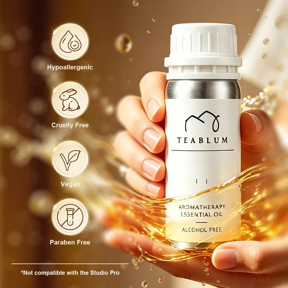 TEABLUM 100ML Aromatic Hotel Essential Oil Hotels Home Air Freshener Pure Plant Essential Oil Alcohol Free for Electric Diffuser