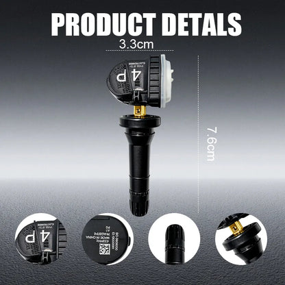 1/4PCS 433MHZ Tire Pressure Sensor TPMS Fit For BYD Han Qin Song Tang Yuan EV Pro Plus DM Replacement For SC3609200 SC-3609200