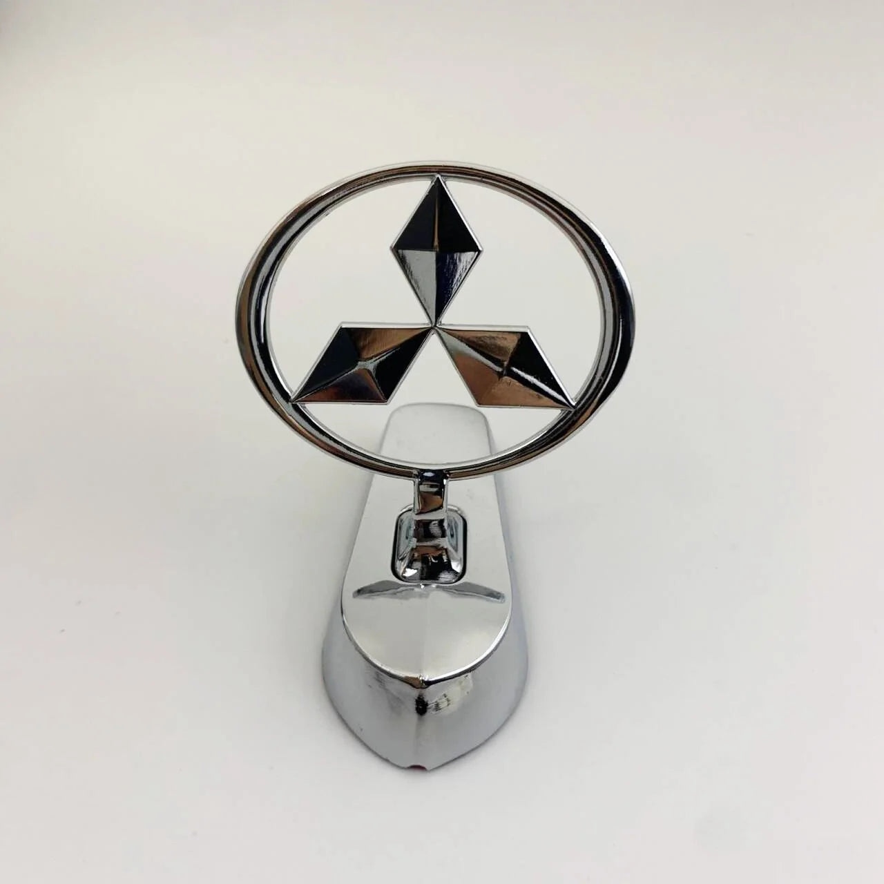 For Mitsubishi L200 Pajero RALLIART ASX Lancer Outlander Mirage Eclipse Car Metal Chromed Emblem Front Hood Badge Decoration